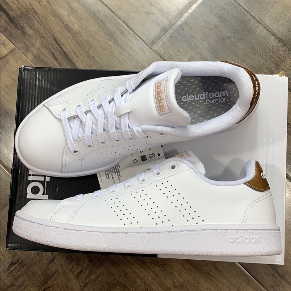 ADIDAS ADVANTAGE WMNS White/gold - Picture 3 of 16